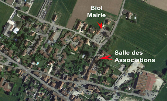 Vue aérienne de Biol